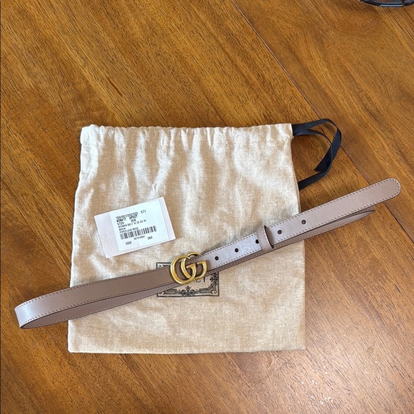 Gucci Marmont Leather Belt size 95 - Picture 1 of 6